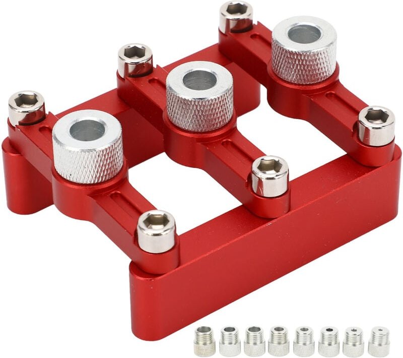 Selbstzentrierende Dübellehre, 90-Grad-Suchwerkzeug für gerade Löcher in der Holzbearbeitung