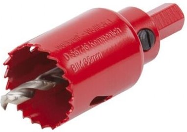 Bi-Metall-Lochsäge ø35 inkl. Schaft & Bohrer - 5467000 - Wolfcraft