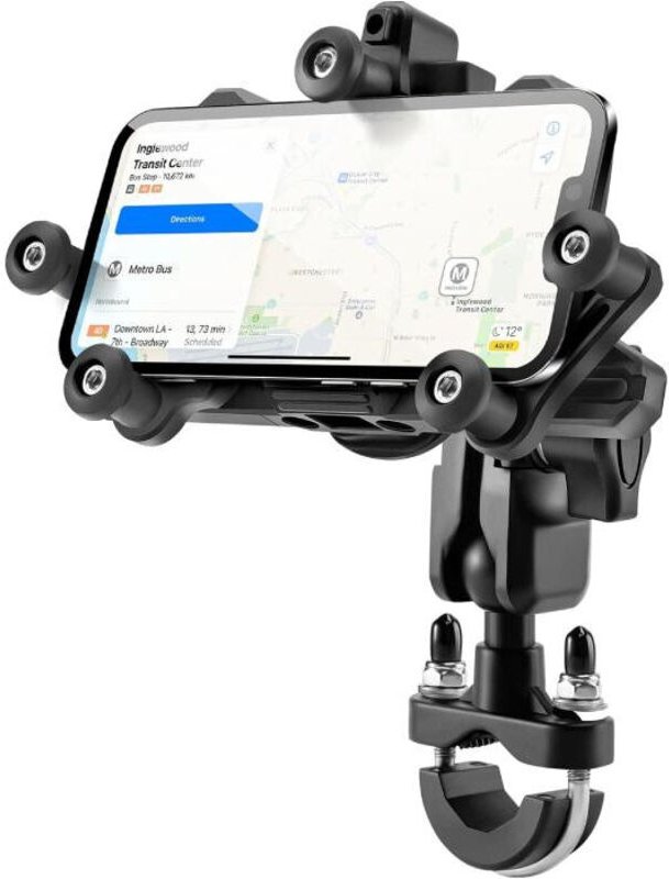 Robuste Handyhalterung aus Metall mit Vibrationsdämpfung (25210012001) ROCKBROS