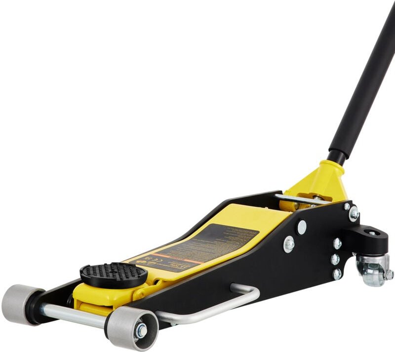 Mophorn 2,5 Tonnen Wagenheber mit niedrigem Profil, Rennwagenheber aus Aluminium und Stahl, Schnellhubpumpe mit Doppelko...