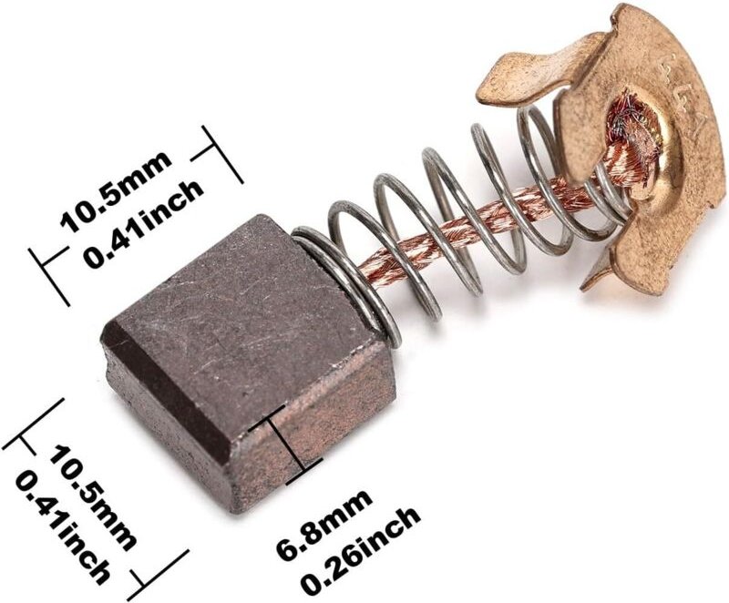 CB441 Ersatz-Kohlebürsten für 18-V-Akku-SDS-Bohrer HR241 DHR202, 4 Stück