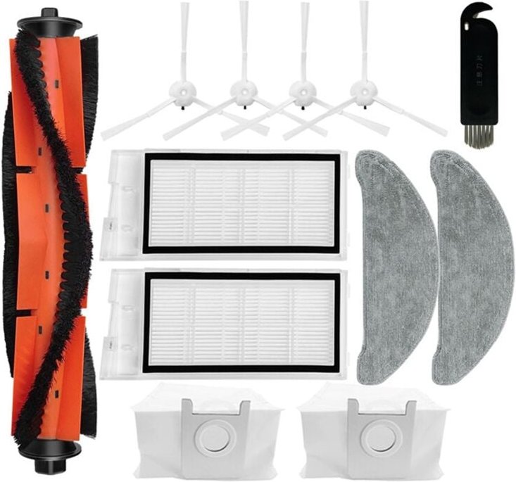 Für Eve Plus SDJ01RM Roboter Wichtigsten Seite Pinsel Hepa-Filter Mopp