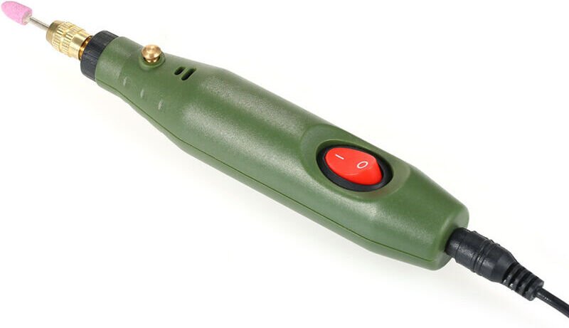 Mini-Multifunktions-Elektroschleifer (12 V DC), Rotationswerkzeug-Set zum Fräsen, Polieren und Gravieren