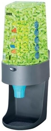 uvex Dispenser "one2click" gefüllt mit uvex hi-com: Grau