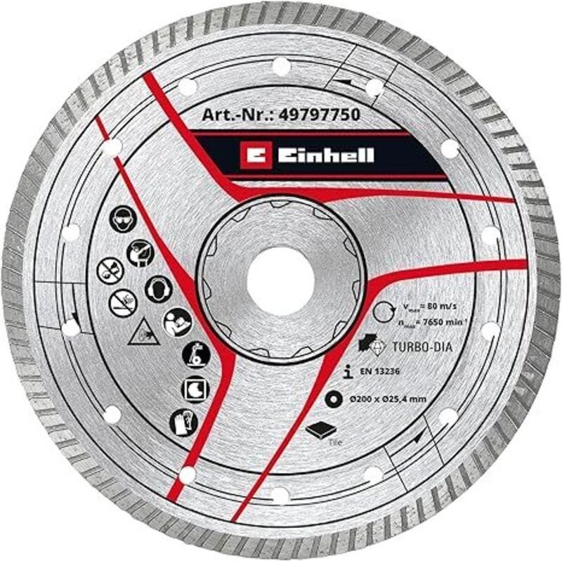 EINHELL Diamantscheibe für Keramik Ø200 x 25,4 mm
