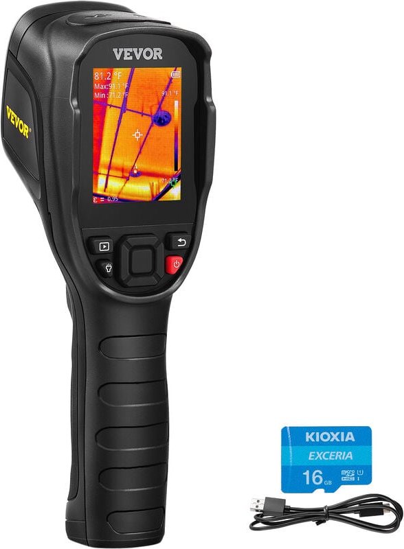 Handheld Wärmebildkamera 240x180 IR-Auflösung Infrarotkamera Thermometer 40mK Thermografie Kamera -20-350°C Thermokamera...