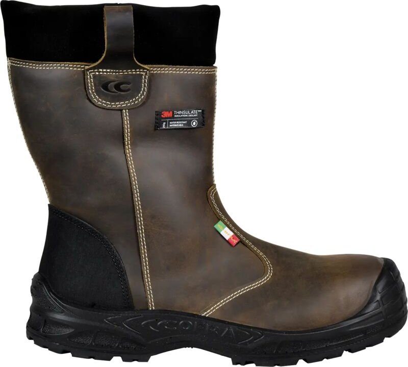 Sicherheitsstiefel BRUNICO UK S3S SC CI FO SR - Taupe/Braun 47