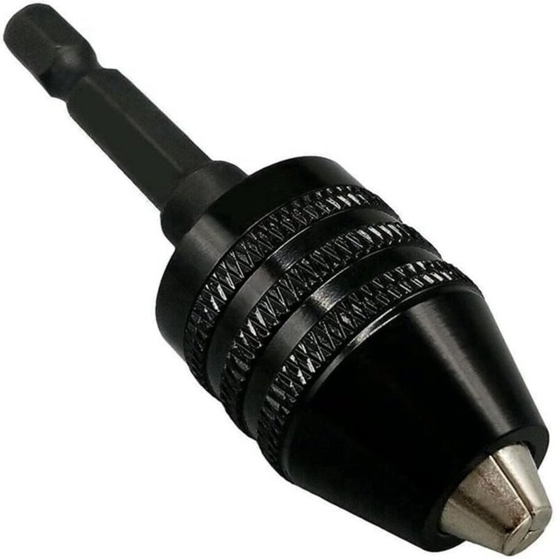 1 Stück Schnellwechsel-Bohrfutter ohne Schlüssel, 0,6–8 mm, selbstspannender Bohrfutteradapter, Konverter, 6–35 mm Sechs...