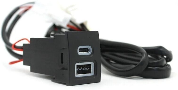 12V/24V Autotelefon-Ladebuchse, doppelter QC3.0 Typ-C pd USB-Ladeanschluss, Netzteil für 9n 9n3 2004-2011