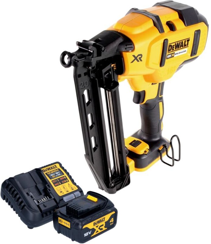 DeWalt DCN 660 M1 Akku Nagler 18V 32 - 63 mm Brushless + 1x Akku 4,0 Ah + Ladegerät