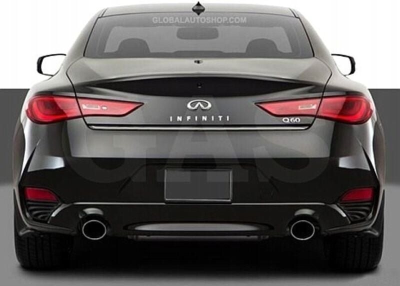 Infiniti Q60 – CHROMVERKLEIDUNG Chrom-Heckklappe