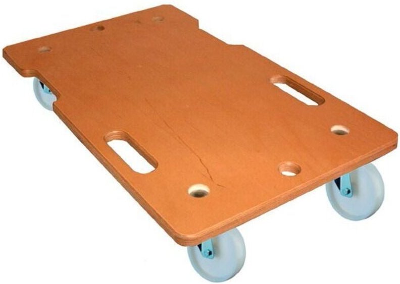 Allzweckroller 350x600mm mit lackierter Holzoberfläche