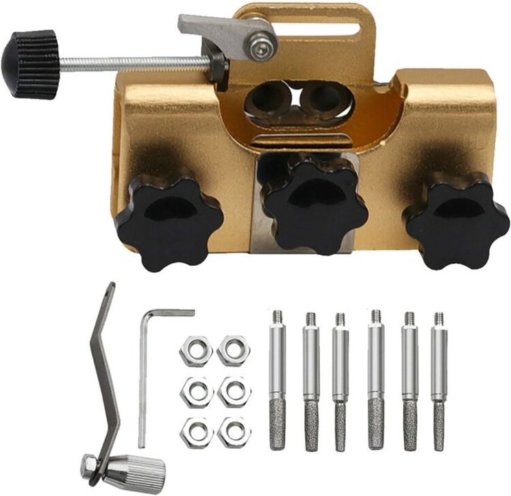 KettensäGenschäRfer Tragbares KettensäGen-KettenschäRfen Holzbearbeitung Schleifen Elektrisches KettensäGen-Schleifwerkz...