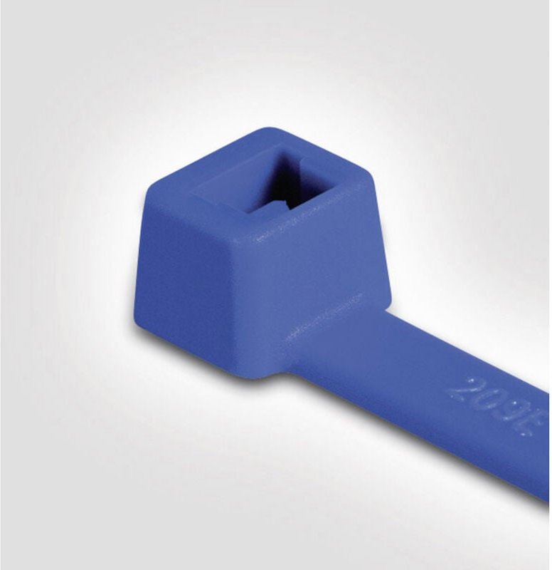 Hellermanntyton - 111-00718 T50L-E/TFE-BU Kabelbinder 382 mm 4.70 mm Blau 1 St.