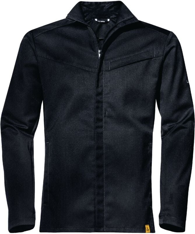 Uvex Suxxeed ESD Herren-Arbeitsjacke - Schwarze Männer-Bundjacke: L