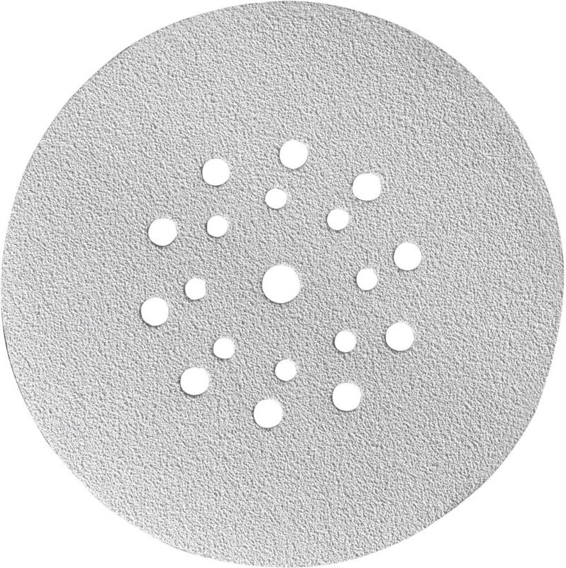 KWB - Quick-Stick Schleif-Scheibe 'für Langhalsschleifer k 180 225 mm ø, Stearat Beschichtung, gelocht mit Klett