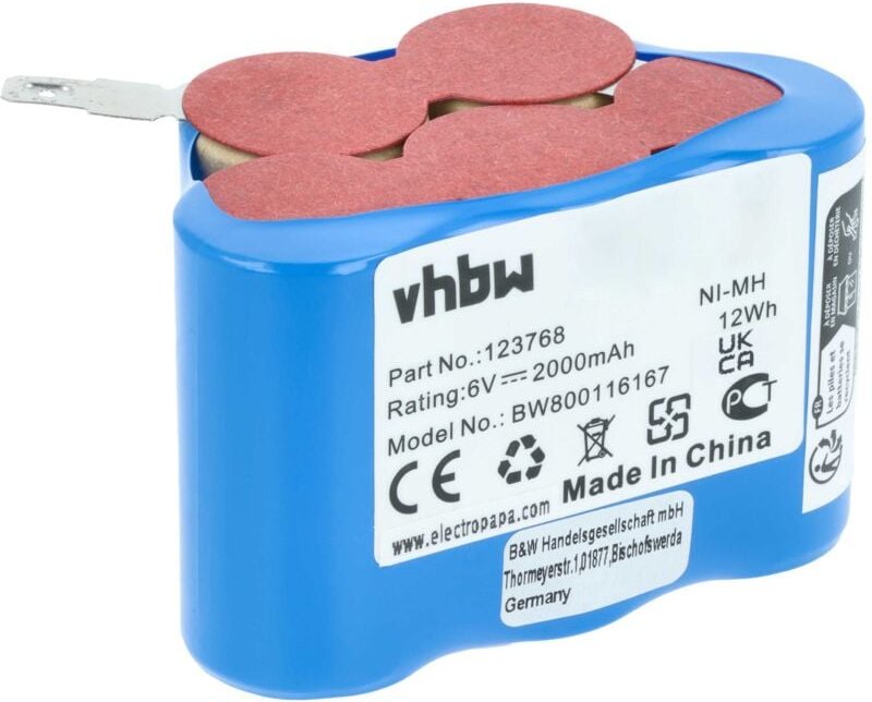 Vhbw - Akkupack kompatibel mit Sachs Motoren in diversen Mopeds mit Laderegler (2 Ah, 6 v, NiMH)