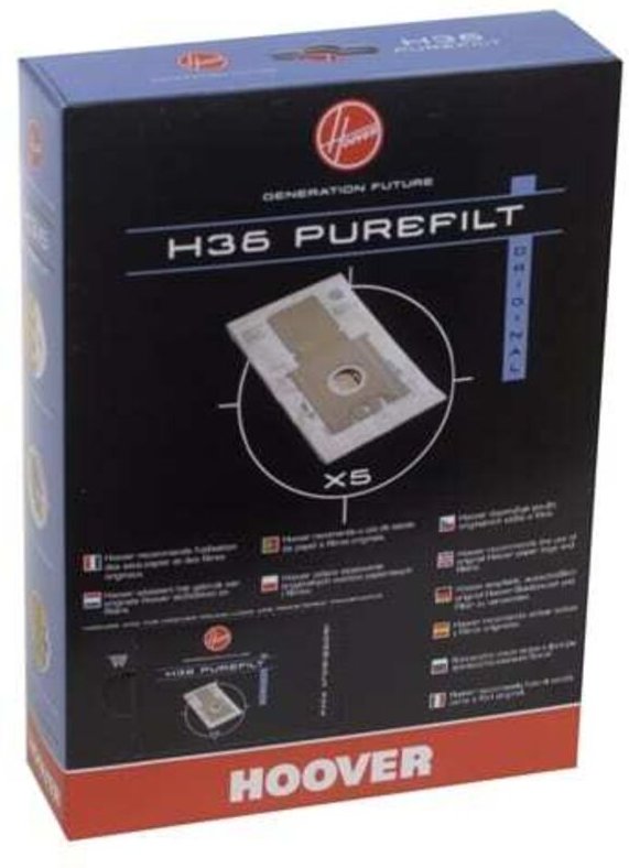 Ersatzteil - 5er Pack Staubsaugerbeutel H36 discovery octopus - Hoover