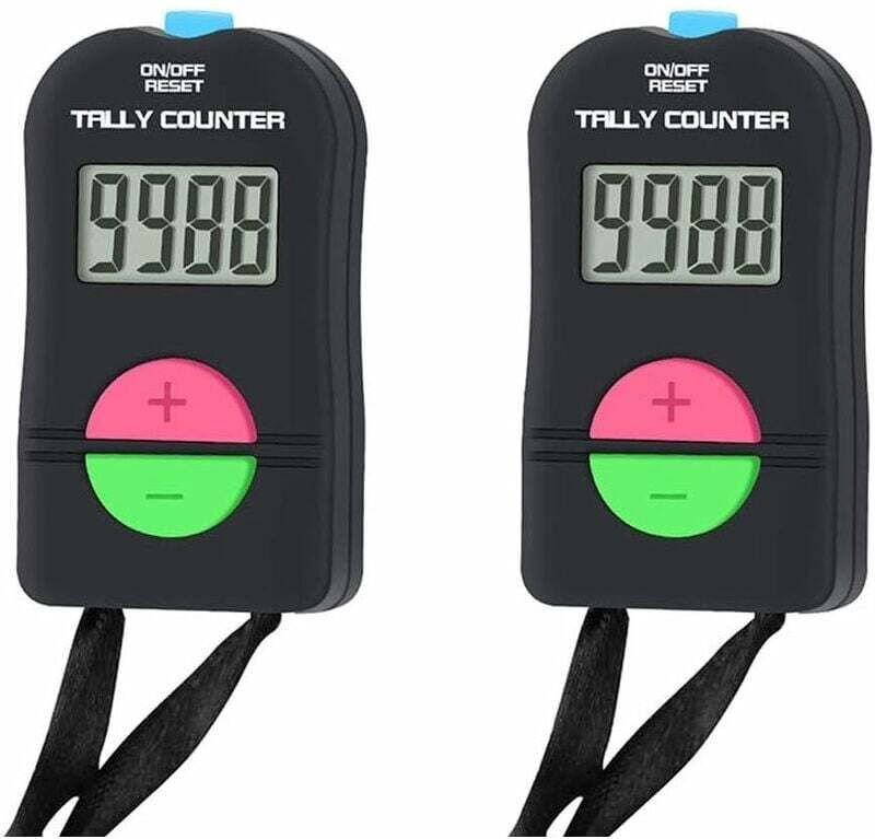 Stück kleiner digitaler Zähler, elektronischer manueller Addier-/Subtraktionsklicker, manuelle Zählzähler für Golfsport