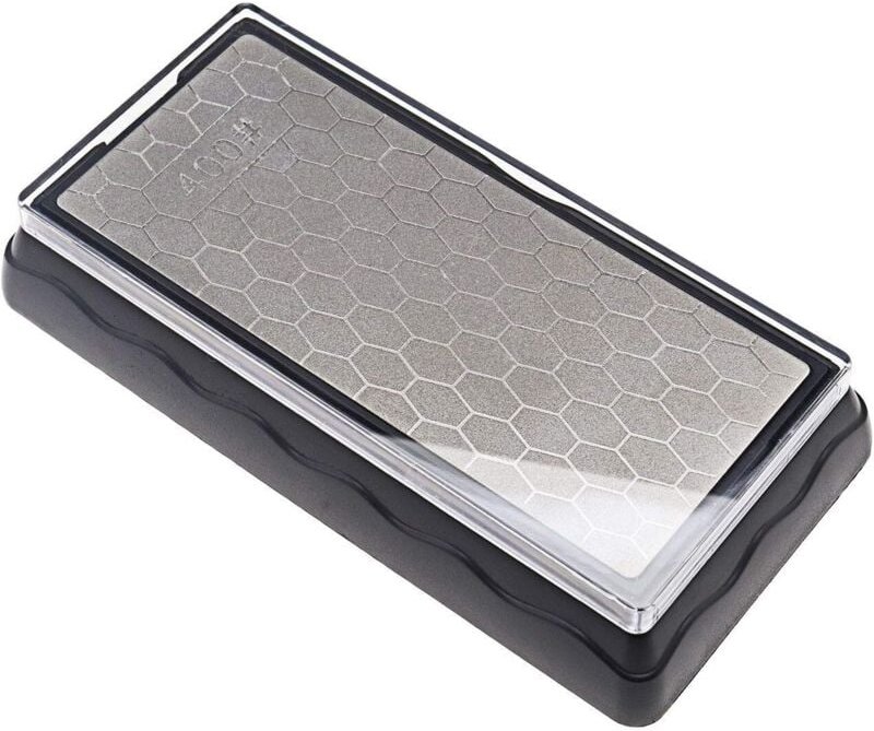 Doppelseitiger Diamant-Schärfstein, Abziehplatte für Küchen- und Holzbearbeitungspolierwerkzeuge, Körnung 400 und 1000