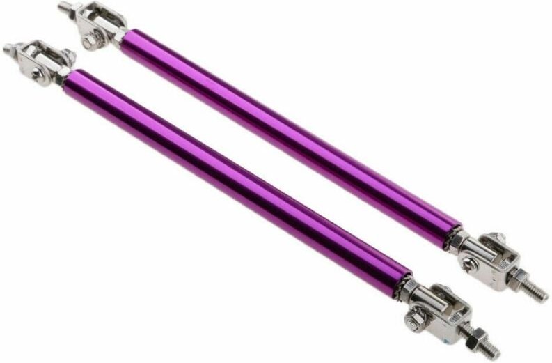 20 cm Auto Big Surround Front Lip Rod Einstellbare Feste kleine Stange Stoßstange Lip Separator Strut (lila)