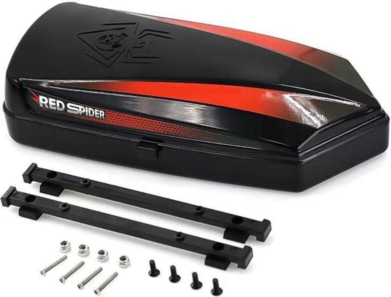 Tlily - Metalldach KofferraumgepäCk mit Befestigungsschiene für -4 TRX6 Axial SCX10 iii 90046 AXI03007 1/10 rc Crawler T...