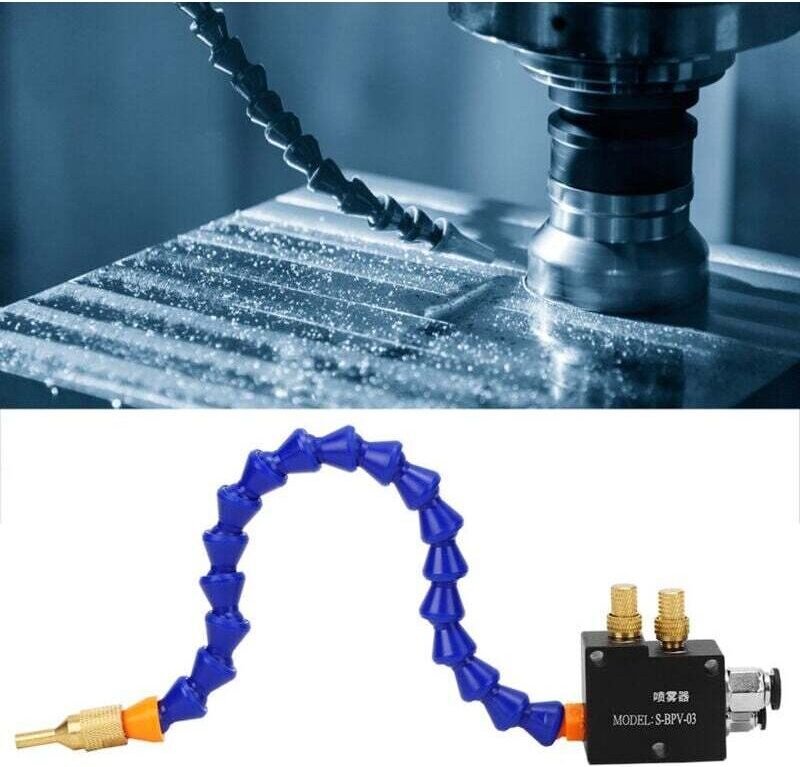 Kühlmittelsprüher, Kühlmittelsprühschmiersystem mit Bürste