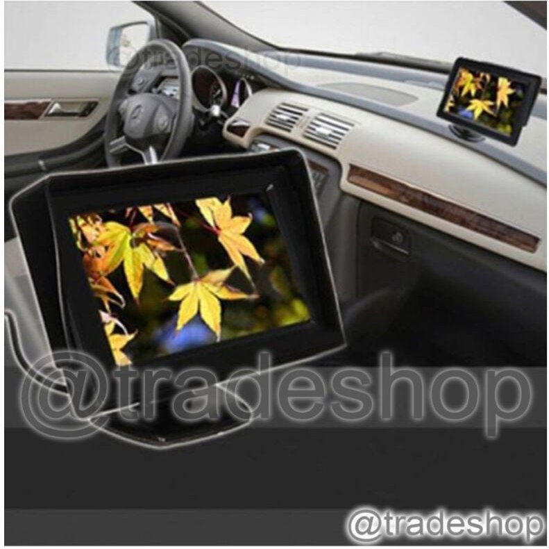 Trade Shop - Monitor Farbbildschirm 4,3' tft lcd für Auto Retrovisor kit retromarcia vcr -