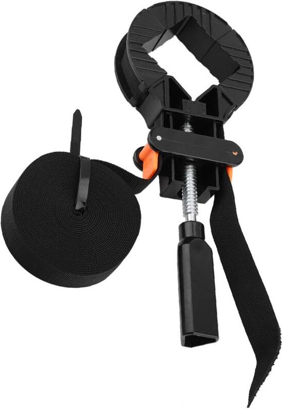 Ej.life - 6M Rahmenspanner Bandspanner mit 4 Backen, Bandspanner Eckenspanner, Bilderrahmenhalter Holzbearbeitungswerkze...