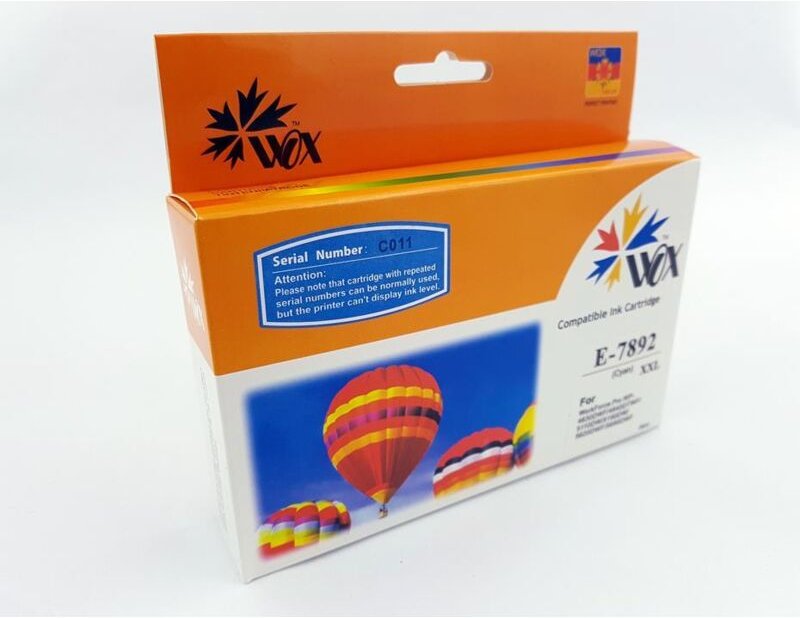 Wox Cyan Epson T7892 Tintenpatrone Ersatz C13T789240