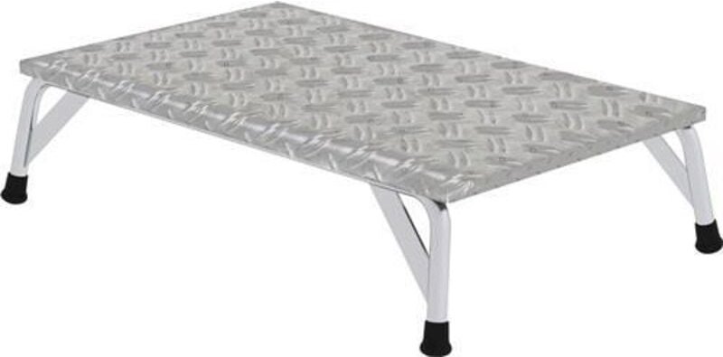 Günzburger Steigtechnik - Arbeitspodest Aluminium-Warzenblech 1 Stufe - 050032