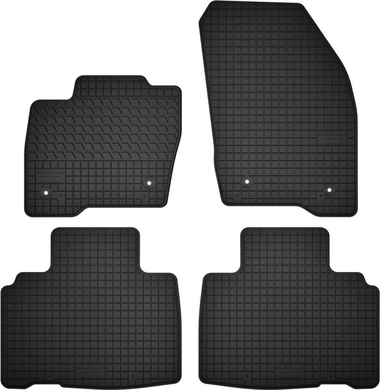Gummimattensatz für Ford Edge MK2 SUV (Modelljahre 2014 bis 2024)