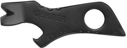 Gerber - Shard Mini Tool Schlüsselanhänger, Gesamtlänge 7 cm, Material Edelstahl, hat 7 Funktionen, GE31002965