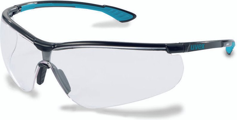 uvex sportstyle 9193376 Schutzbrille Schwarz, Grün