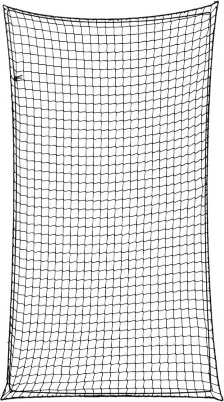 Anhängernetz mit Gummiseil Schwarz 2,7x1,5 m PP vidaXL