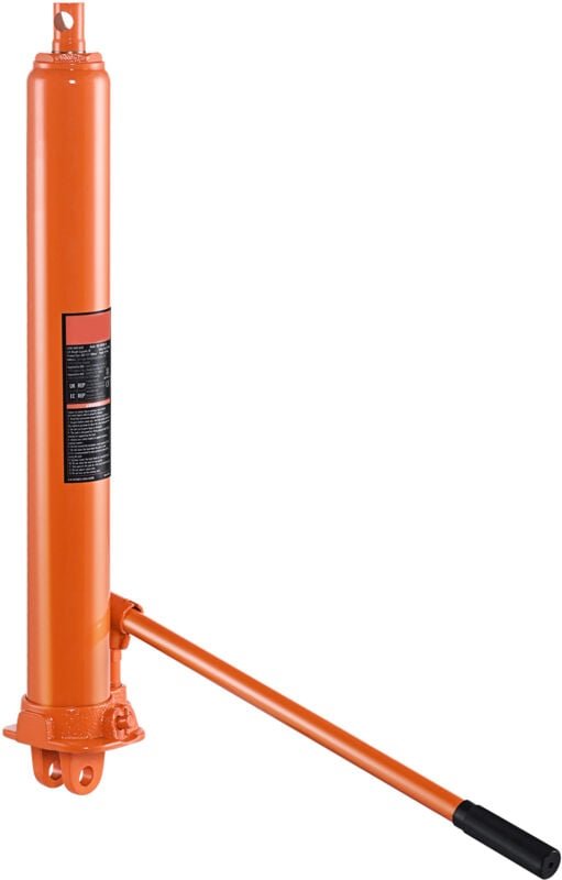 Mophorn Hydraulischer Wagenheber mit langem Kolben, 8-Tonnen-Motorhebezylinder mit Einzelkolbenpumpe und Gabelkopfsockel...