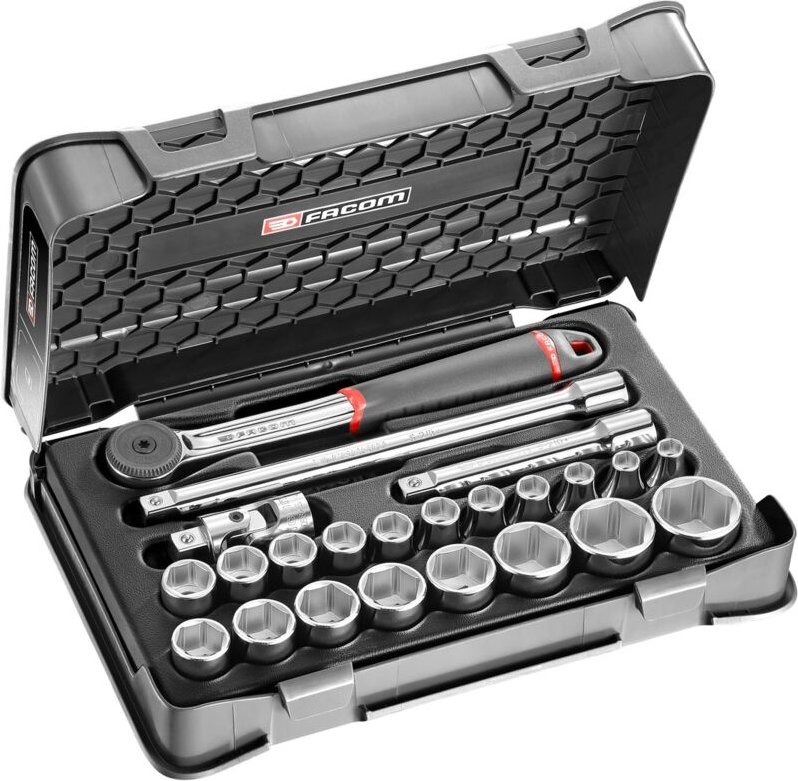 FACOM Steckschlüssel-Set 1/2 S.161B, 23-tlg.