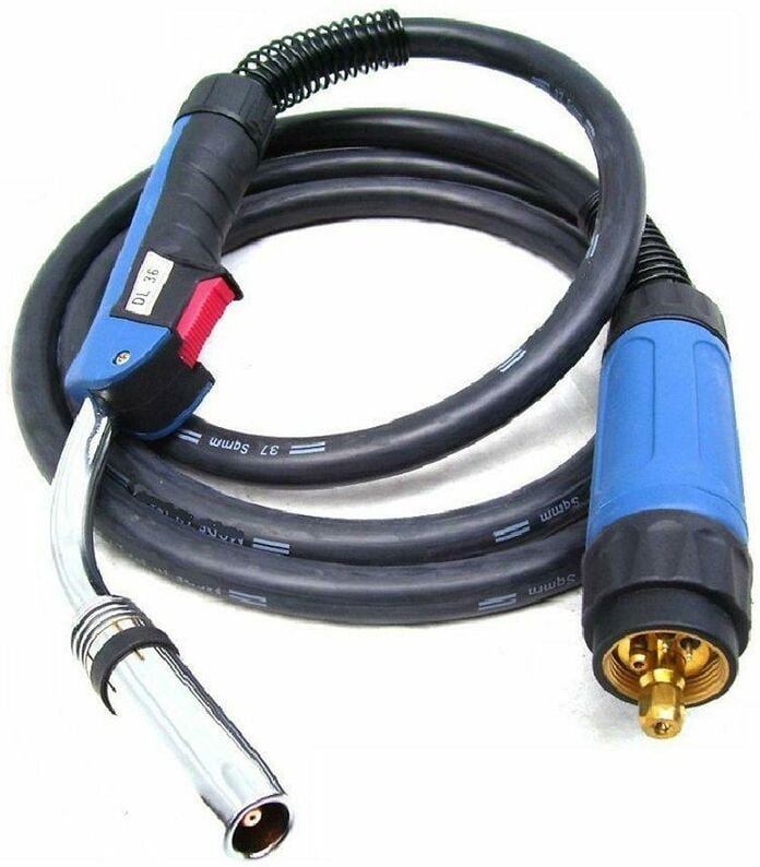 Schweißbrenner MB36 Schlauchpaket 5 Meter MIG MAG Brenner Schutzgasbrenner Schutzgas