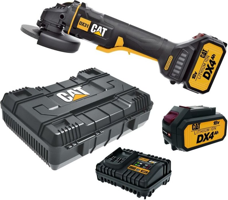 CAT - kit bürstenloser winkelschleifer DX31B 18V 4.0AH erpillar