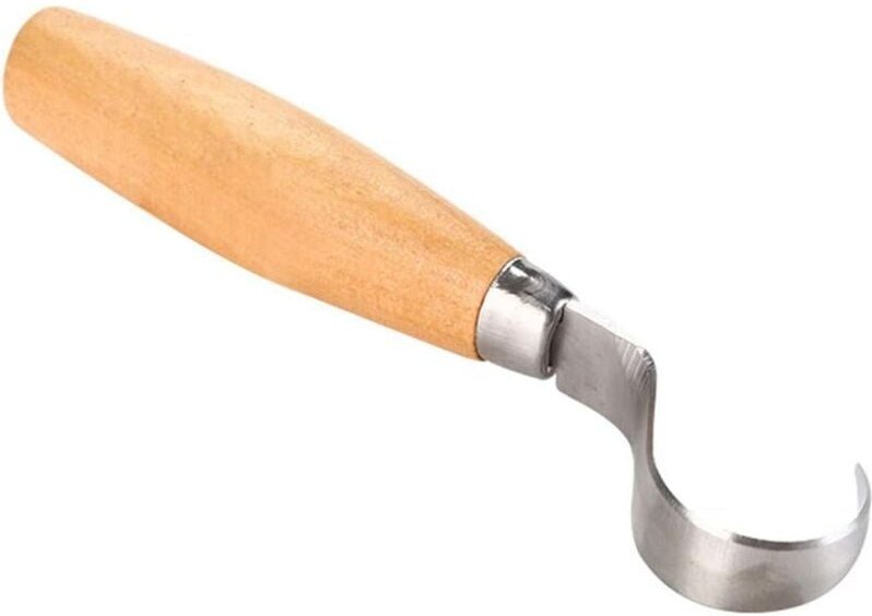 Holzschnitzwerkzeuge mit gebogenem Design, ergonomischem Griff, Löffelschnitzwerkzeuge für Holzschnitzerei, Gravur, Holz...