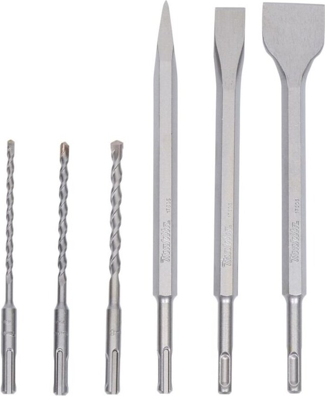 Satz mit 3 Bohrern und 3 sds-plus Meißeln Makita D-58920