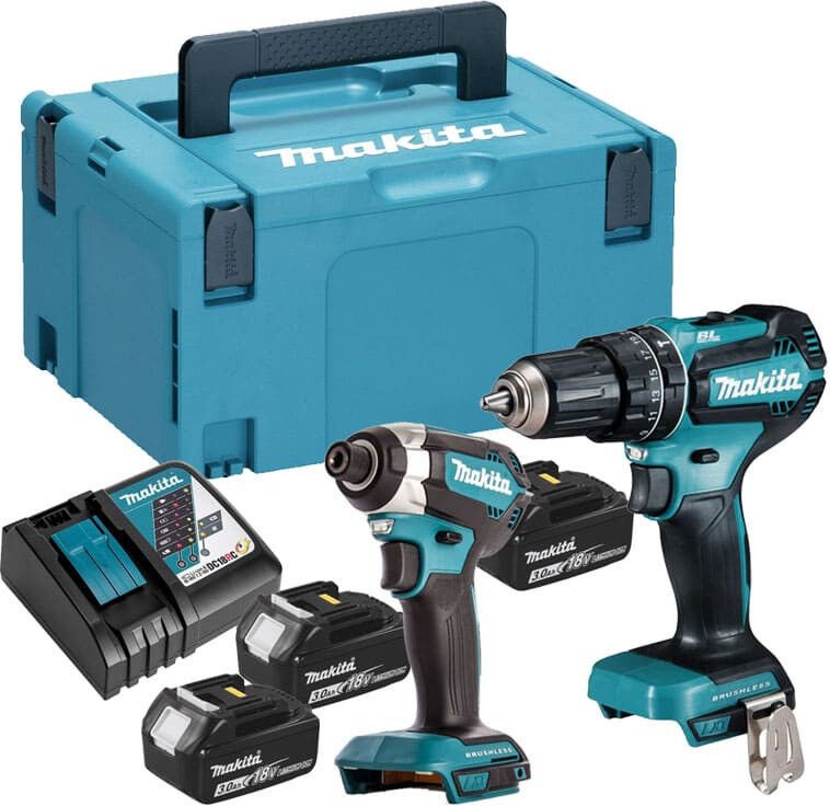 Combopack 18V LXT (DTD153 + DHP485) (3x3.0 Ah) in MAKPAC - MAKITA DLX2283JX1