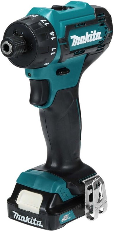 MAKITA DF033DSAE Akku-Bohrschrauber 12Vmax CXT 1/4" (2 Akkus und Ladegerät)