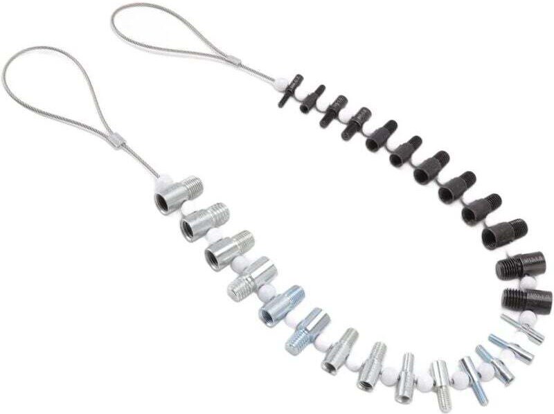 Gewindeprüfgeräte für Muttern und Schrauben, Messwerkzeuge für Muttern in Zoll- und Metrik-Einheiten, 26 Innen-/Außengew...