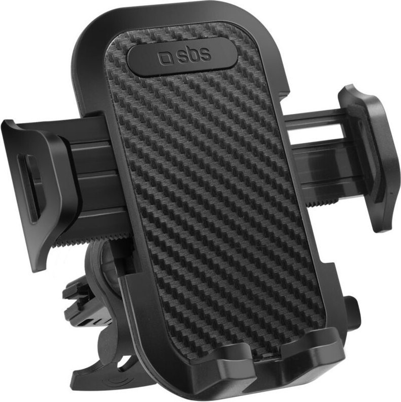 SBS - mobile Autohalterung mit extra starkem Griff Lüftungsgitter Handy-Kfz-Halterung 360° drehbar 90