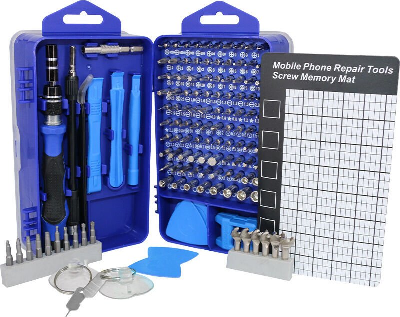 135-in-1-Magnet-Präzisionsschraubendreher-Set, tragbare Mini-Schraubendreher-Reparaturwerkzeuge für pc, MacBook, Compute...