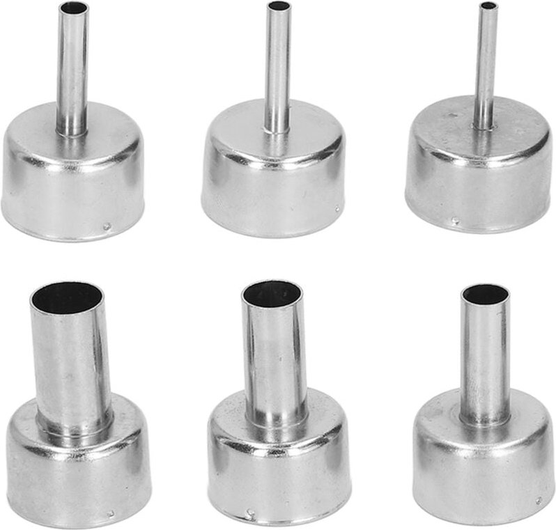 Vielseitige Heißluftpistolendüsen – 6 PROPCS GERADE DÜSENKONSTRUKTION FÜR LUFT, HOCHWERTIGES MATERIAL, JEDER ORD EDELSTA...