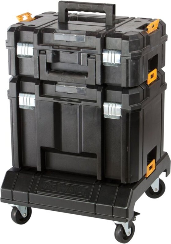 DeWalt DWST1-71229 TSTAK Cart Rollbrett + DWST1-71195 TSTAK VI + DWST1-70703 TSTAK II Koffer