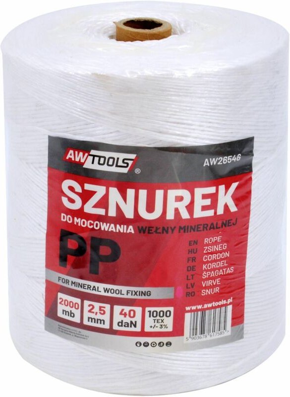 Awtools sznurek pp do podwiązywania wełny 500m