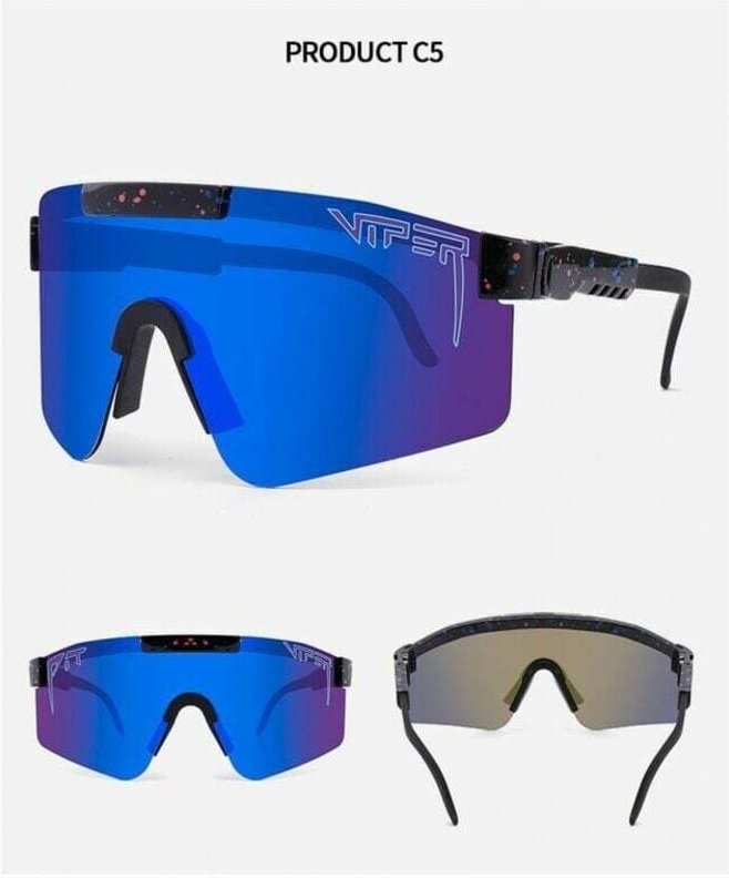 Pit Viper Series C Uv400 Lunettes de soleil polarisées pour sports de plein air C5 Lunettes de protection